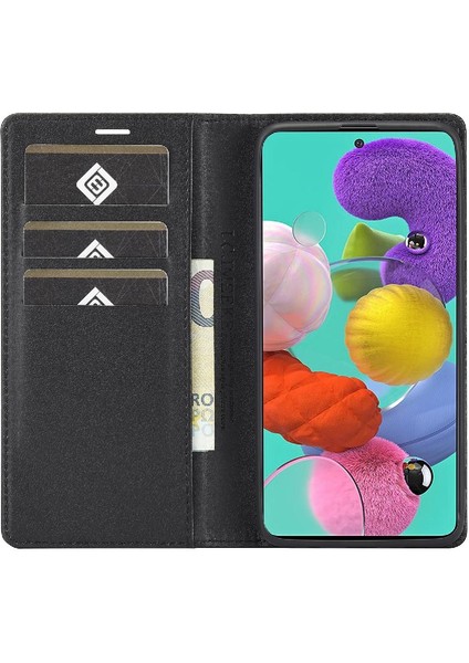 Samsung Galaxy A51 4g Için Kılıf Tam Koruma Kartı Ekleme Deri (Yurt Dışından)