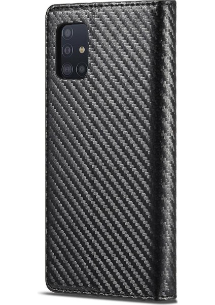 Samsung Galaxy A51 4g Için Kılıf Tam Koruma Kartı Ekleme Deri (Yurt Dışından)