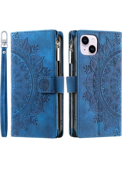 Kırmızı Dikey Çizgili Yüksek Kaliteli Klipsiz Pu ile IPhone 15 Plus Için Kılıf (Yurt Dışından)