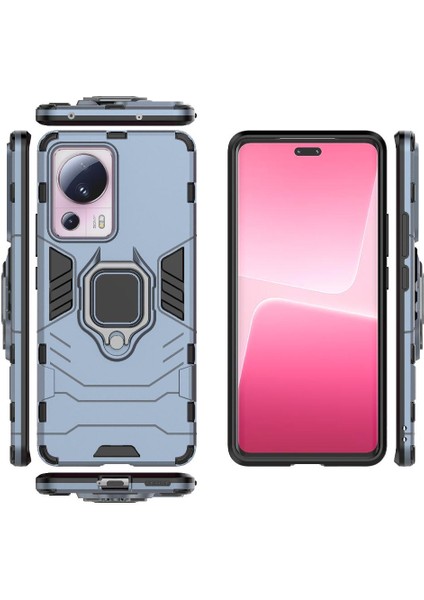 Xiaomi 13 Lite 5g Darbeye Kapak 360 &deg; Dönen Halka Askeri (Yurt Dışından)