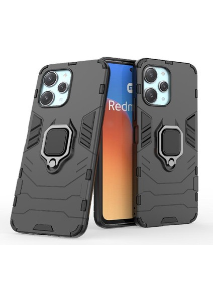 Xiaomi Redmi Için 12 4g Askeri Damla Koruma Darbeye Kapak Halkası (Yurt Dışından)