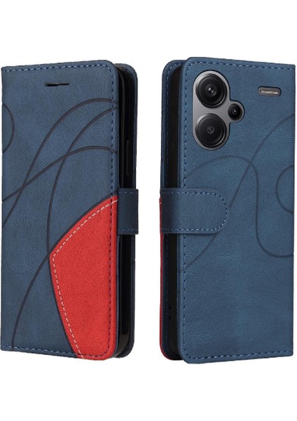 Xiaomi Redmi Not Için Kılıf 13 Pro Artı Kart Yuvası Standı ile Pu Deri (Yurt Dışından)