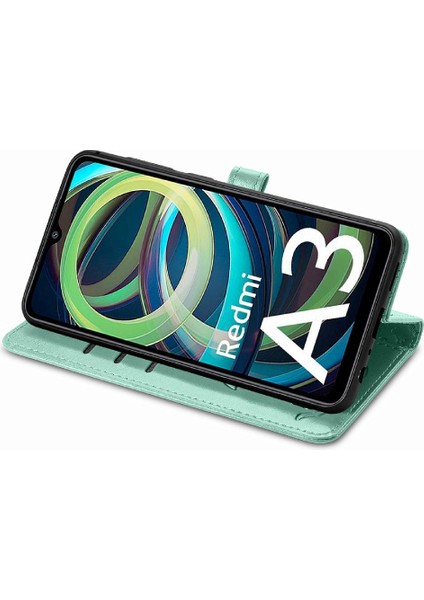 Xiaomi Redmi A3 Darbeye Kapak Kapak Için Kılıf Kısa Kayış Deri Kılıf (Yurt Dışından) modelleri