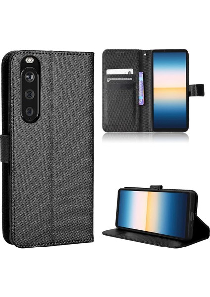 Sony Xperia 1 Iı Manyetik Cüzdan Kickstand Kart Tutucu Kapak Için Kılıf (Yurt Dışından)