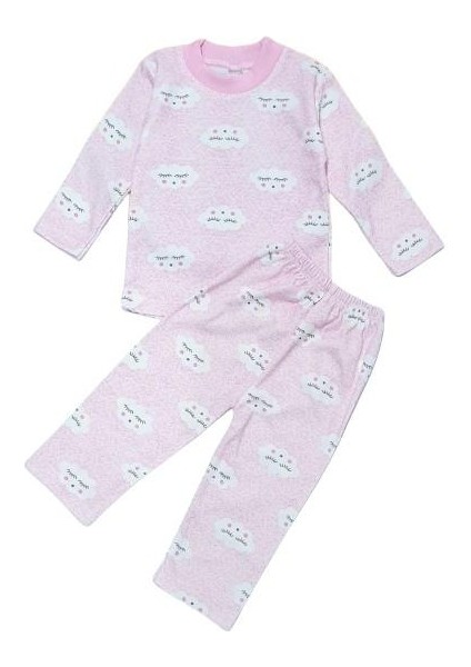 Bulutlu Kız Bebek Pijama Takım