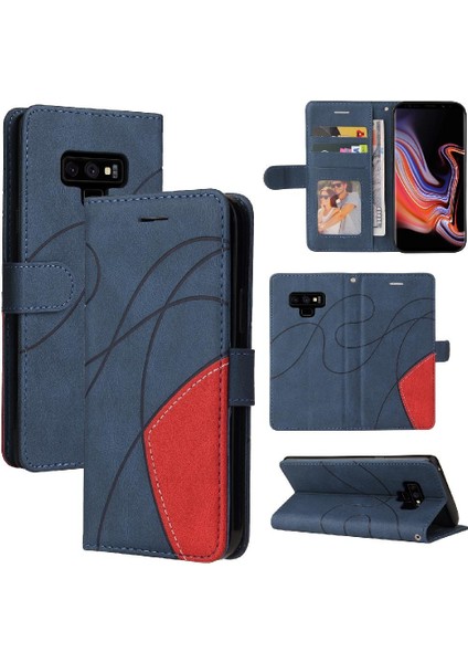 Samsung Galaxy Not 9 Iki Renkli Dikiş Kickstand Koruyucu Kılıf (Yurt Dışından)