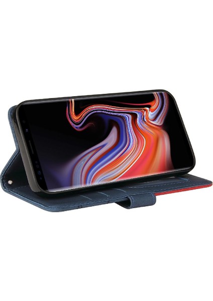 Samsung Galaxy Not 9 Iki Renkli Dikiş Kickstand Koruyucu Kılıf (Yurt Dışından)