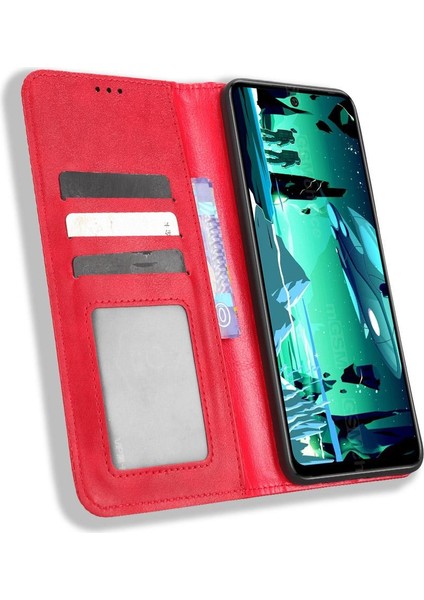 Infinix Sıcak 20S Pu Deri Manyetik Kapatma Cüzdan Için Kılıf (Yurt Dışından)
