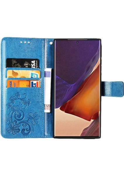 Samsung Galaxy Not 20 Için Kılıf Ultra Deri Kılıf Kapak Kapak Dört Yaprak (Yurt Dışından)
