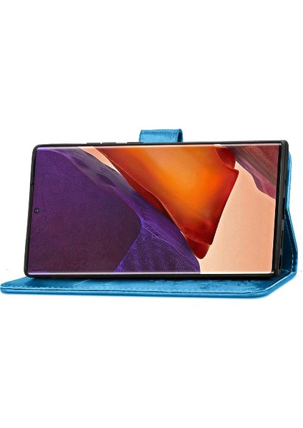 Samsung Galaxy Not 20 Için Kılıf Ultra Deri Kılıf Kapak Kapak Dört Yaprak (Yurt Dışından)