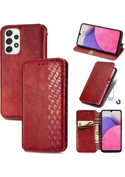 Samsung Galaxy A33 5g Kılıf Için Kılıf Moda Tasarımı Zarif Flip (Yurt Dışından)