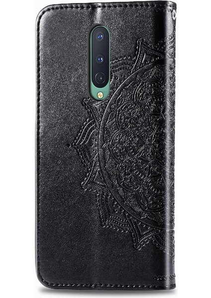 Oneplus 8 Için Kılıf Darbeye Kapak Kapak Basit Iş Deri Kılıf (Yurt Dışından)
