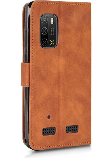 Mays Boutique Ulefone X10 Için Kılıf Deri Folio Flip Case Kart Ekleme Koruyucu (Yurt Dışından)