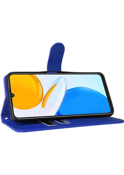 Kart Tutucu Kickstand Deri Folio Flip Case ile Onur X7 Için Kılıf (Yurt Dışından) fiyatları