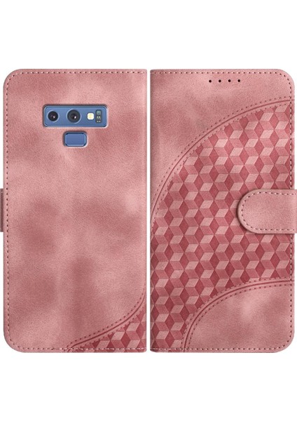 Samsung Galaxy Not 9 Için Kılıf Darbeye Deri Kılıf Manyetik Kart Çevirme (Yurt Dışından)
