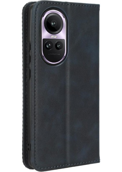 Oppo Oppo 10 Pro 5g Pu Deri Cüzdan Manyetik Kapatma Için Kılıf (Yurt Dışından)