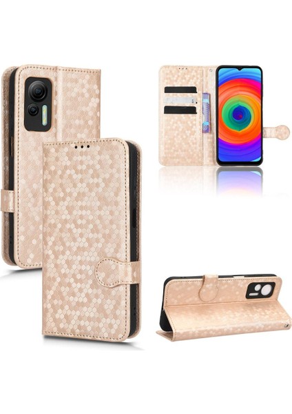 Ulefone Not 14 Için Kılıf Manyetik Toka Deri Cüzdan Kapak Geometrik (Yurt Dışından)
