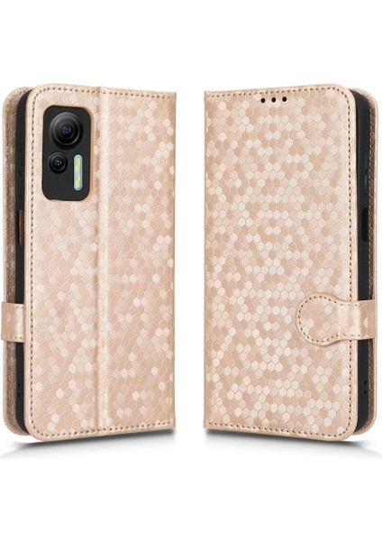 Ulefone Not 14 Için Kılıf Manyetik Toka Deri Cüzdan Kapak Geometrik (Yurt Dışından)