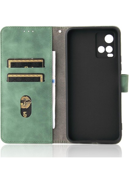 Vivo Y21/Y33S Kart Ekleme Deri Folio Flip Case Tam Için Kılıf (Yurt Dışından) indirimleri
