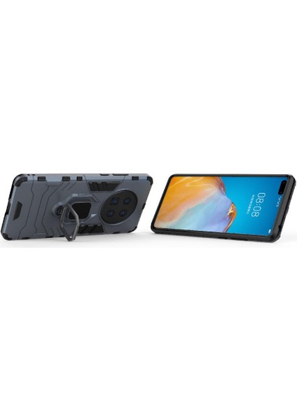 Huawei Mate 40 Için Kılıf 360 &deg; Dönen Halka Darbeye Kapak Kickstand Damla (Yurt Dışından)