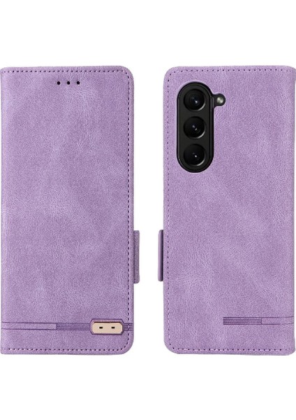 Samsung Galaxy Z Flod 5 Için Kılıf Kart Tutucu Kickstand Tam Kapak ile (Yurt Dışından)