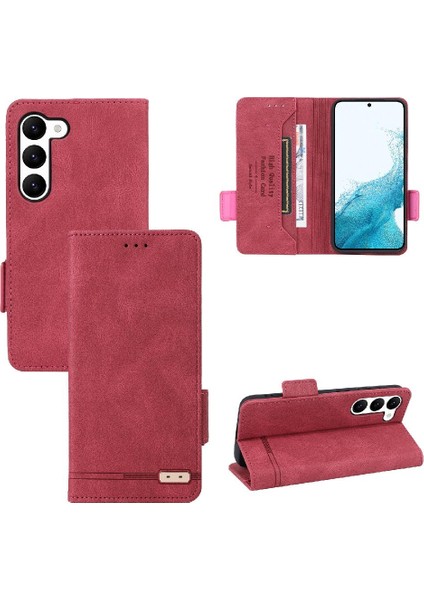 Kart Tutucu Kickstand ile Samsung Galaxy S23 Kart Ekleme Için Kılıf (Yurt Dışından)