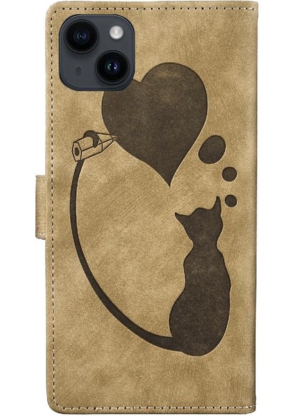 IPhone 14 Için Kılıf Artı Cüzdan Durumda Kart Cep Flip Folio Tutucu Kapak (Yurt Dışından)