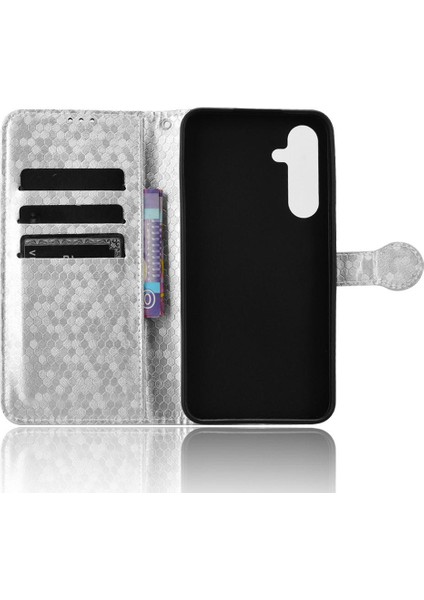 Samsung Galaxy Case 5g Geometrik Desen Manyetik Toka Deri (Yurt Dışından) modelleri