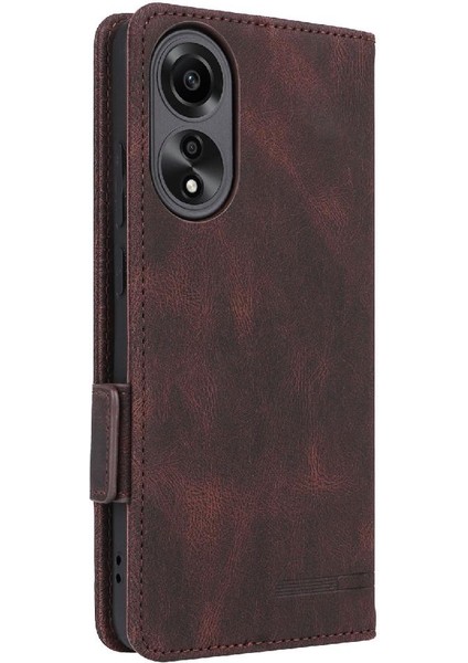 Oppo A78 4g Tam Koruma Deri Için Kılıf Folio Flip Case Kart Kapak (Yurt Dışından) fiyatları
