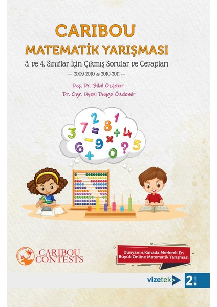 Vizetek Yayıncılık Caribou Matematik Yarışması 3. ve 4. Sınıflar İçin Çıkmış Sorular ve Cevapları