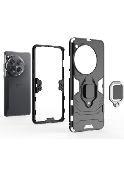 Oneplus 12 5g Için Kılıf 360 &deg; Dönen Halka Darbeye Kapak Kickstand Damla (Yurt Dışından) fiyatları