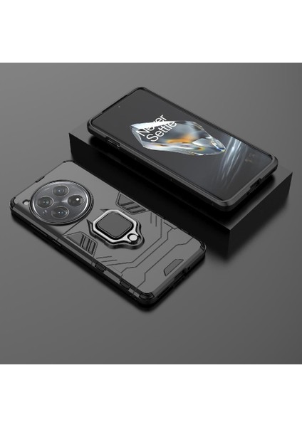 Oneplus 12 5g Için Kılıf 360 &deg; Dönen Halka Darbeye Kapak Kickstand Damla (Yurt Dışından) modelleri