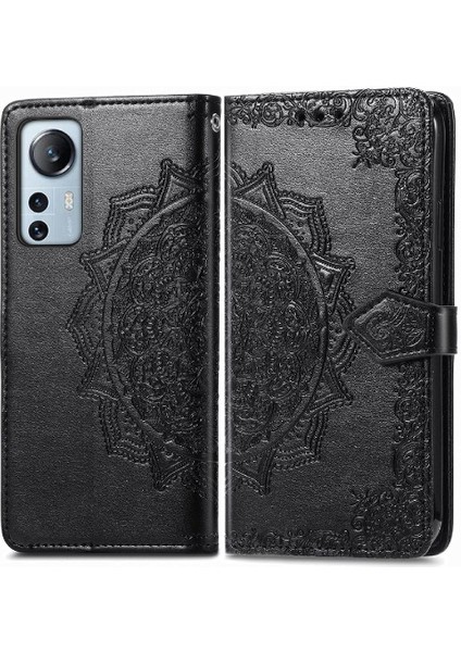 Xiaomi 12 Lite Için Kılıf Zarif Desen Kapak Kapak Darbeye Basit (Yurt Dışından)