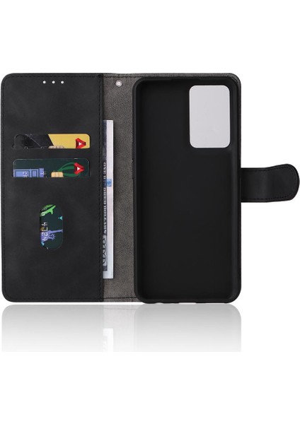 Kart Tutucu Kickstand Deri Folio Flip ile Oneplus Nord Ce2 Için Kılıf (Yurt Dışından)