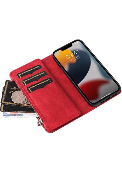 Kart Yuvası Standı Dokuz ile IPhone 14 Artı Kickstand Koruyucu Kılıf (Yurt Dışından)