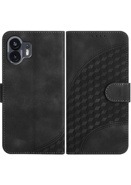 Nothing Kılıf Telefon 2 Flip Iş Manyetik Kart Tutucu Pu Deri (Yurt Dışından)