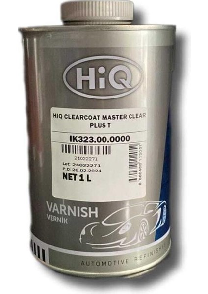 HİQ MASTER VERNİK LD001
1 LİTRE