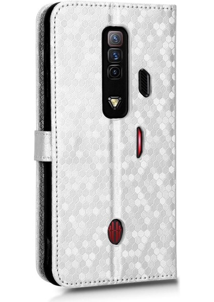 Zte Nubia Kırmızı Sihirli 7 Deri Cüzdan Kapak Manyetik Toka (Yurt Dışından)