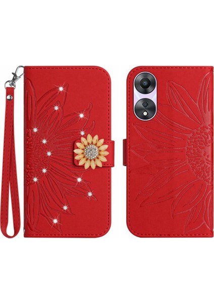 Mays Boutique Oppo Case 4g Telefon Kılıfı Için Kılıf Pu Deri Kapak Çevirin Kart Tutucu Flip Tpu (Yurt Dışından)