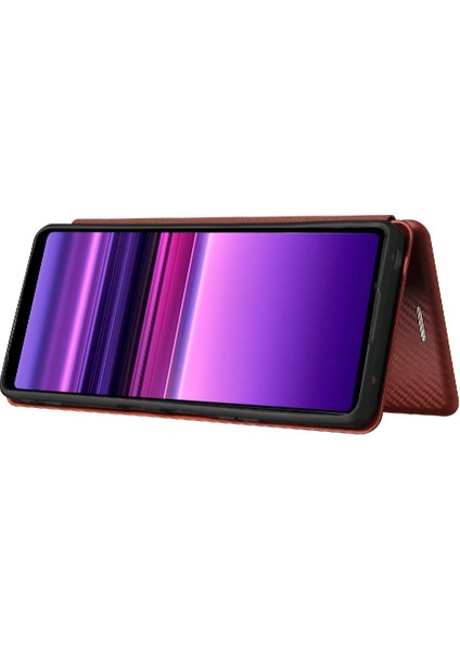Sony Xperia 1 Iii Deri Folio Flip Case Kart Ekleme ile Kılıf (Yurt Dışından) fırsatları
