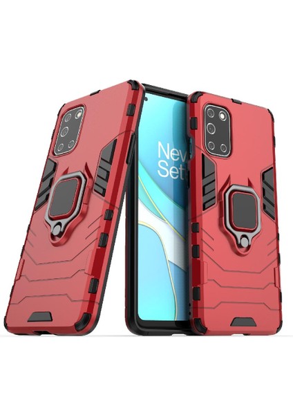 Oneplus 8t Kickstand Için Kılıf 360 &deg; Dönen Halka Askeri Damla Koruma (Yurt Dışından)