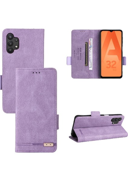 Samsung Galaxy A32 5g Deri Folio Flip Case Koruyucu Kapak (Yurt Dışından)