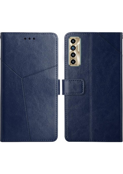 Tecno Camon 17P Telefon Kılıfı Için Kılıf Kapak Kapak Kitap Katlanır Deri Cüzdan (Yurt Dışından)
