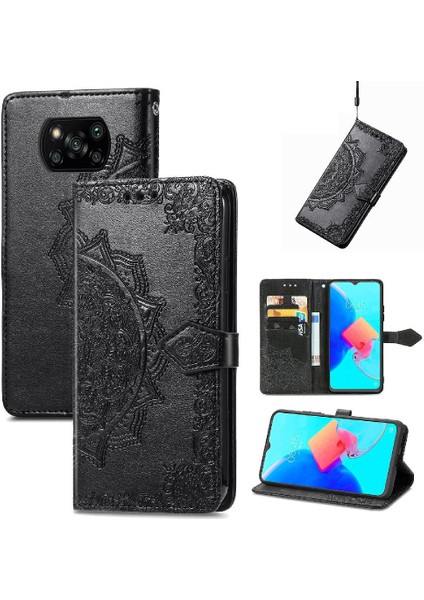 Xiaomi Poco X3 Pro Flip Kapak Için Kılıf Darbeye Basit Iş Deri (Yurt Dışından) fiyatları