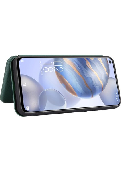 Oukitel C21/C21 Pro Tam Koruma Manyetik Karbon Fiber Için Kılıf (Yurt Dışından)