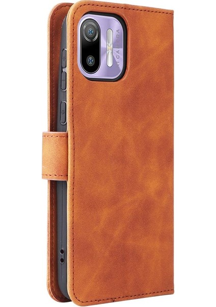 Ulefone Note6 Deri Folio Flip Case Kart Ekleme Koruyucu Için Kılıf (Yurt Dışından)