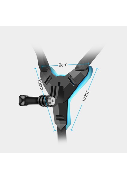 AUV Camera Tam Yüz Kask Gopro Hero için Çene Tutucu  (Yurt Dışından)