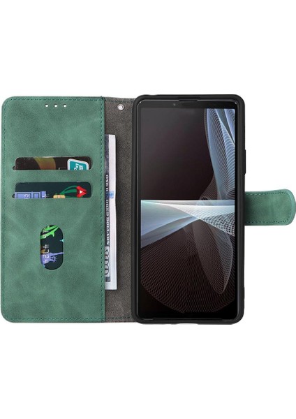 Mays Boutique Kart Tutucu Kickstand Koruyucu Kapak ile Sony Xperia 10 Iv Için Kılıf (Yurt Dışından)