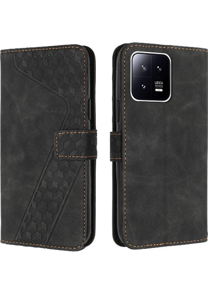 Telefon Kılıfı Için Xiaomi 13 Pro Kickstand Manyetik Kapak Folio Cüzdan Kart (Yurt Dışından)