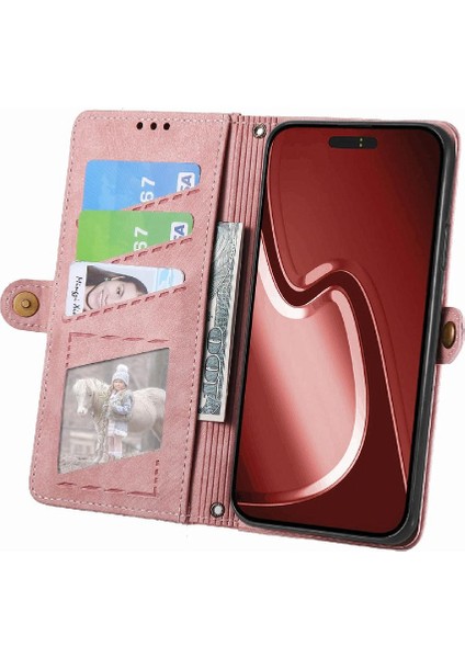 IPhone 15 Için Flip Case Pro Max Basit Iş Kapak Kapak Darbeye (Yurt Dışından)